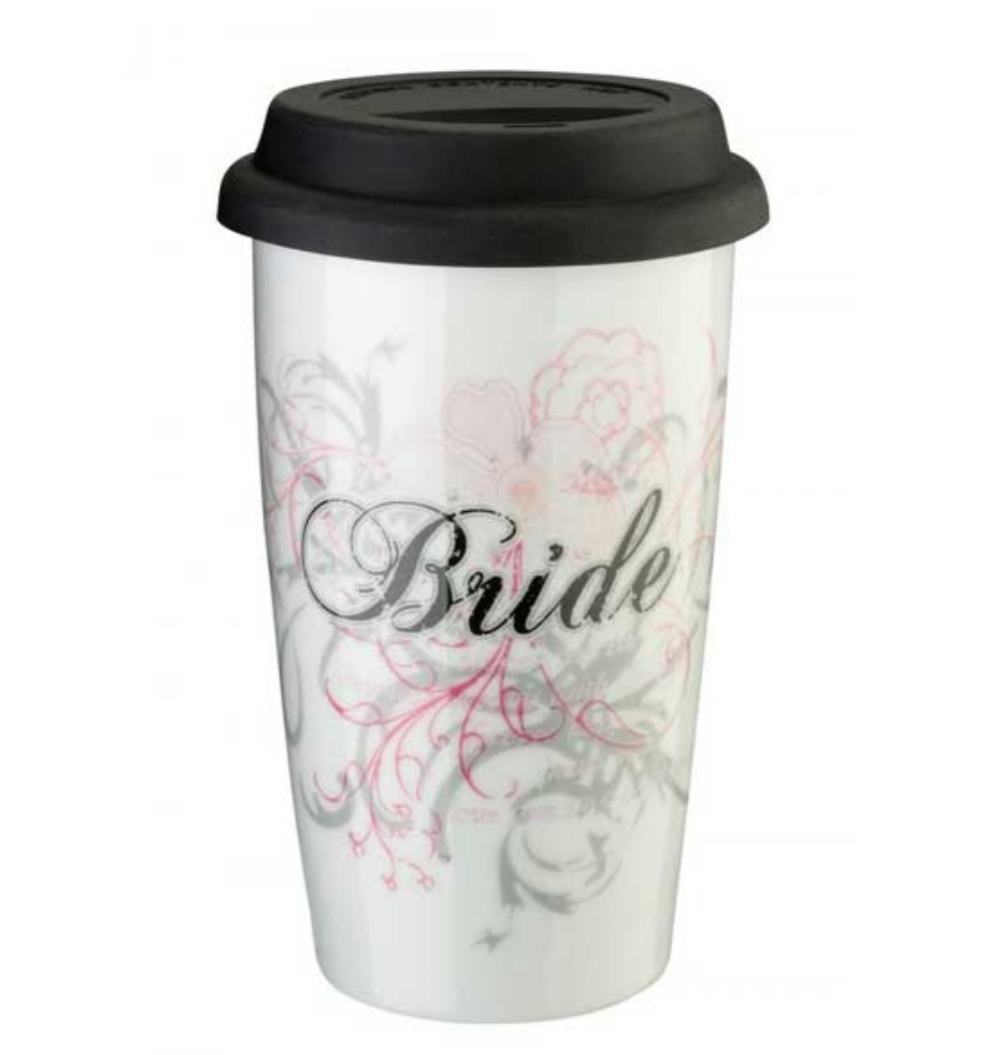 travel mug bride